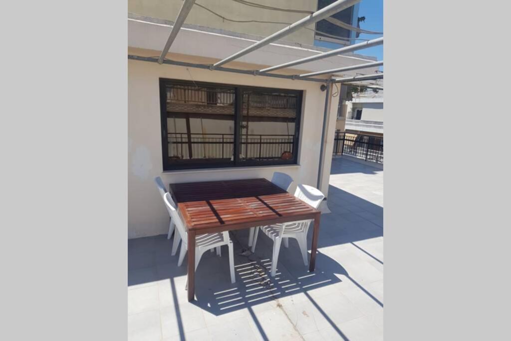 Terrace Roof Room @ Koridallos Metro St. & Piraeus Port Luaran gambar