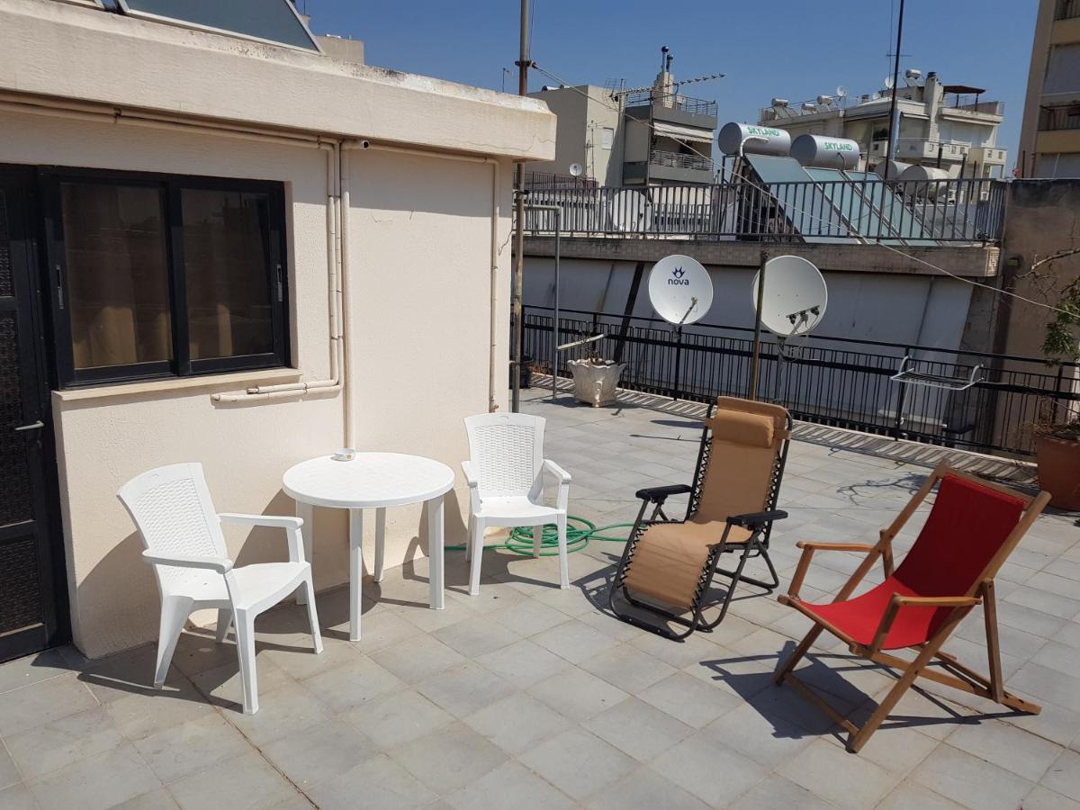Terrace Roof Room @ Koridallos Metro St. & Piraeus Port Luaran gambar