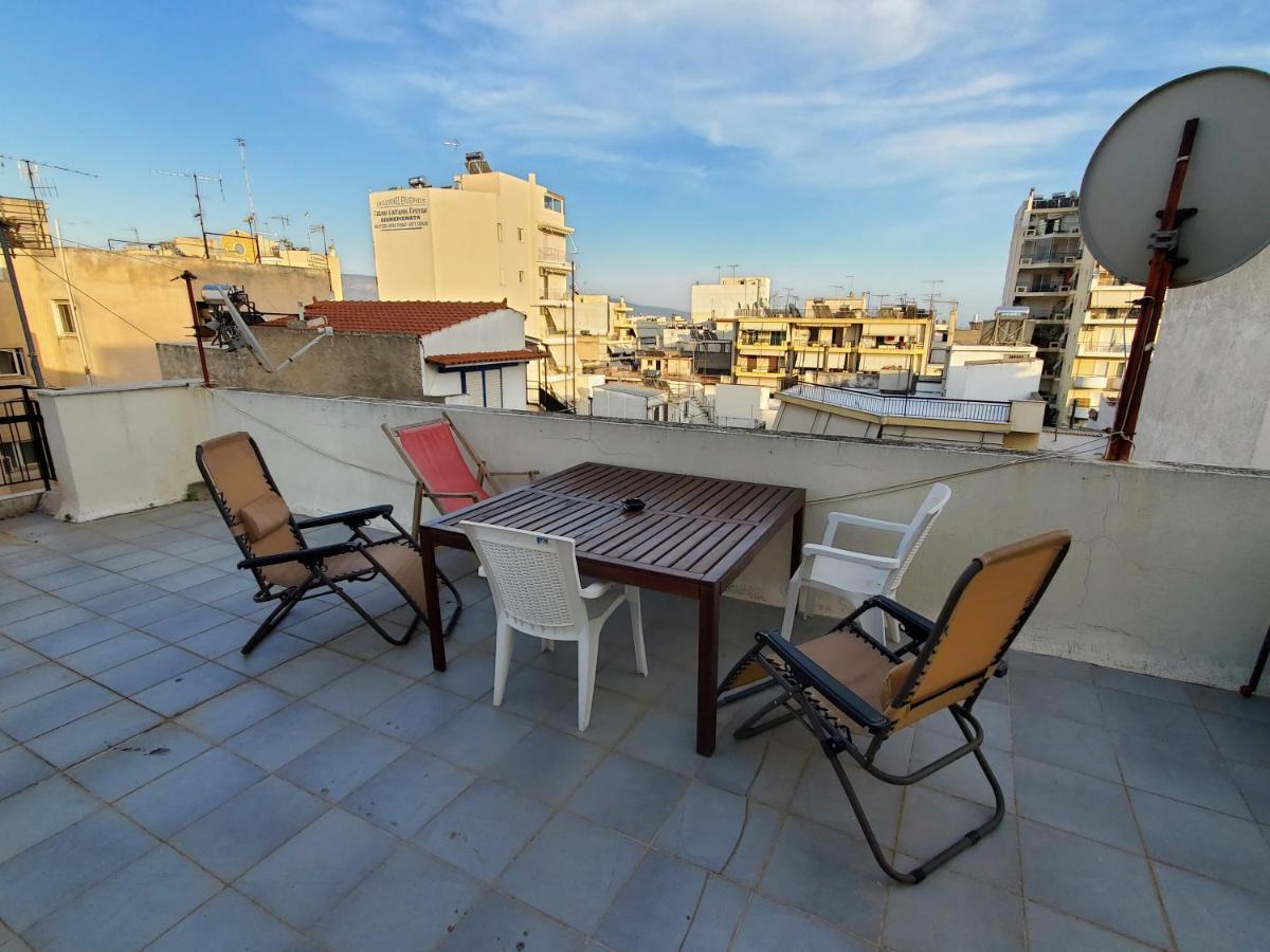 Terrace Roof Room @ Koridallos Metro St. & Piraeus Port Luaran gambar